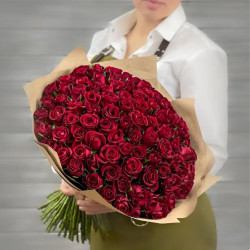 101 красная роза (Кения)